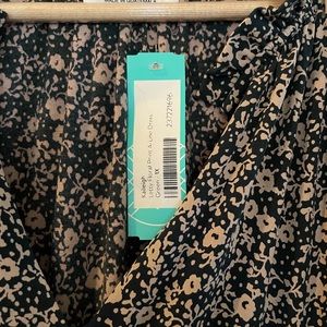NWT lightweight floral A-line dress